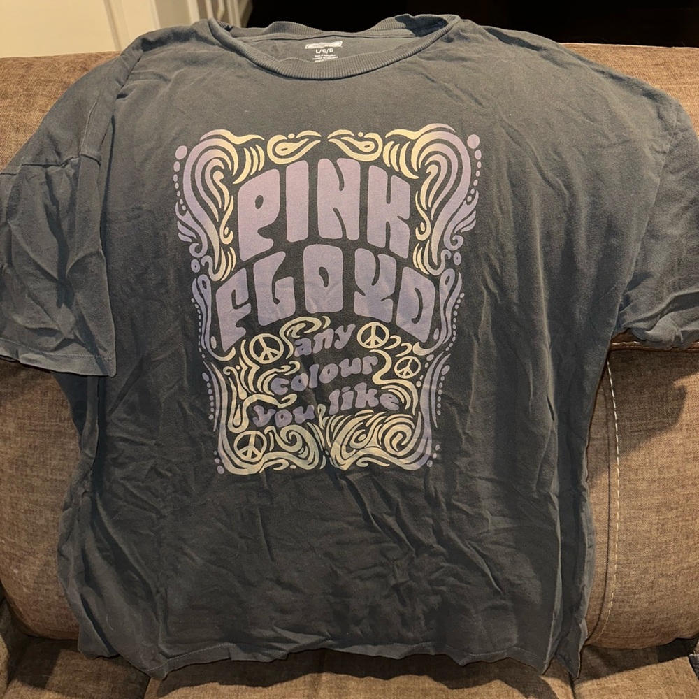 American Eagle AEO Women’s Tailgate Band T-Shirt Pink Floyd - Size L